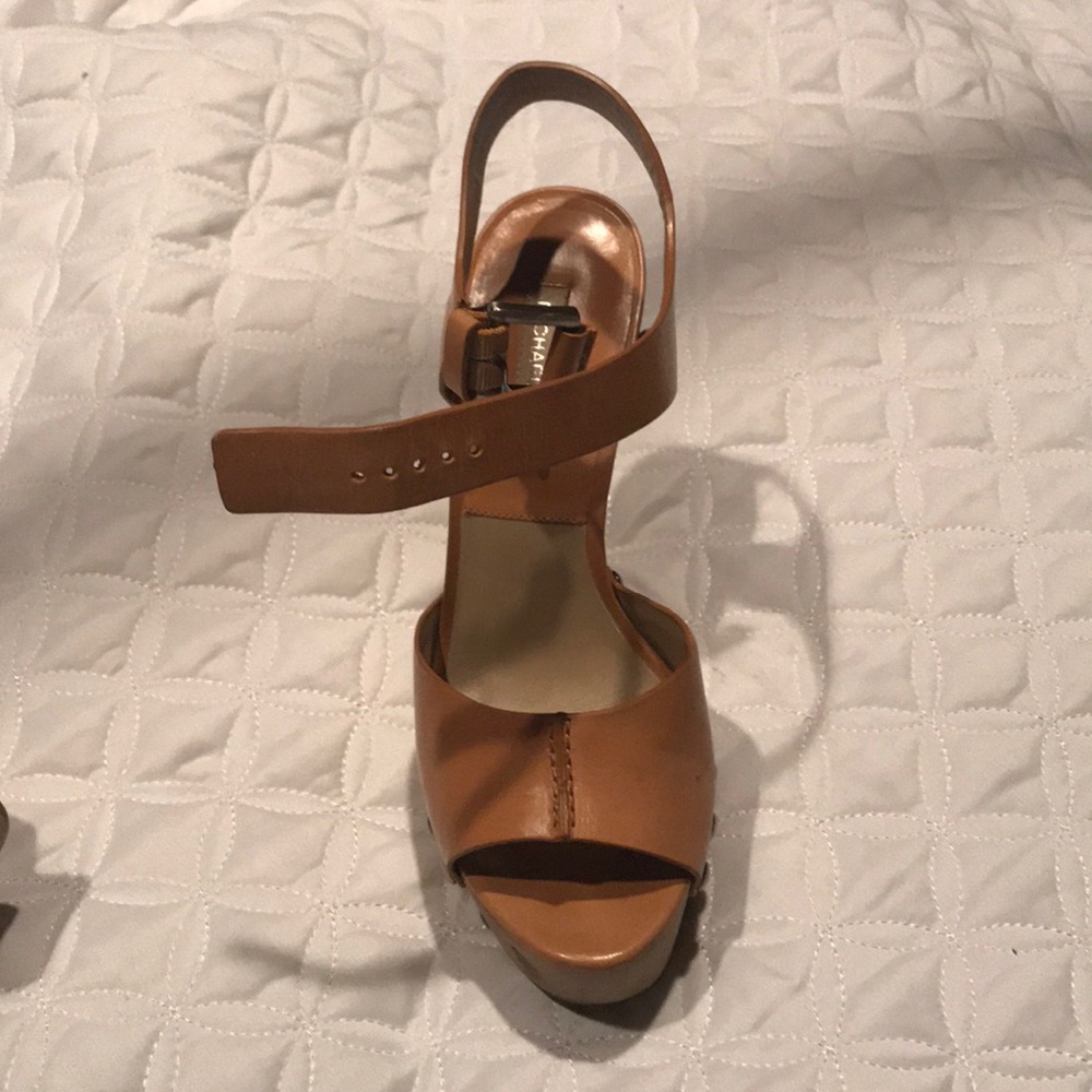 Micheal Kors leather platform sandals - Picture 7 of 8